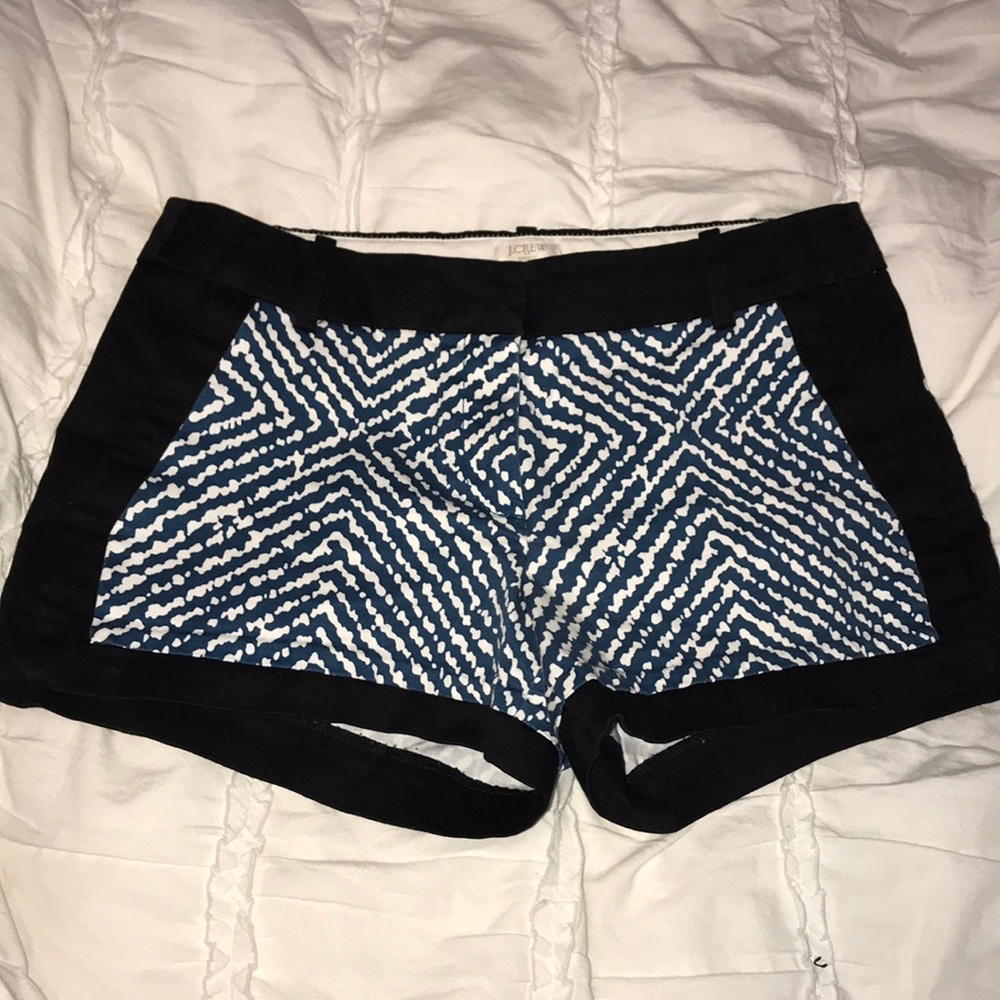 patterned J.Crew chino shorts